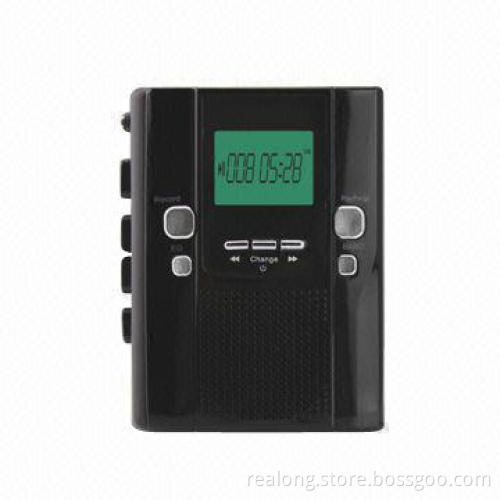 Portable radio with cassette and MP3 player
